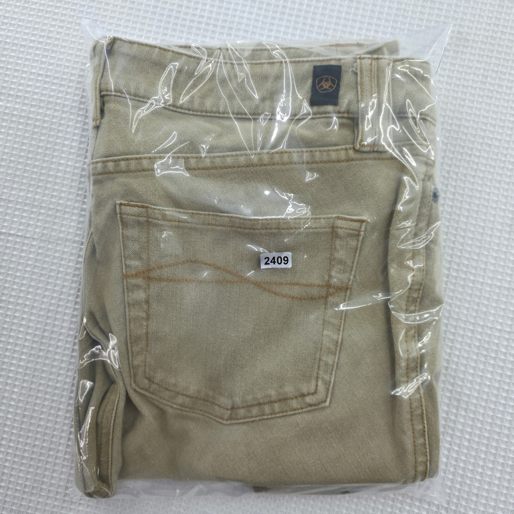 Ariat Riding Pants Women’s 28R Tan Stretch Knee Patch Breech Horse - Picture 9 of 9